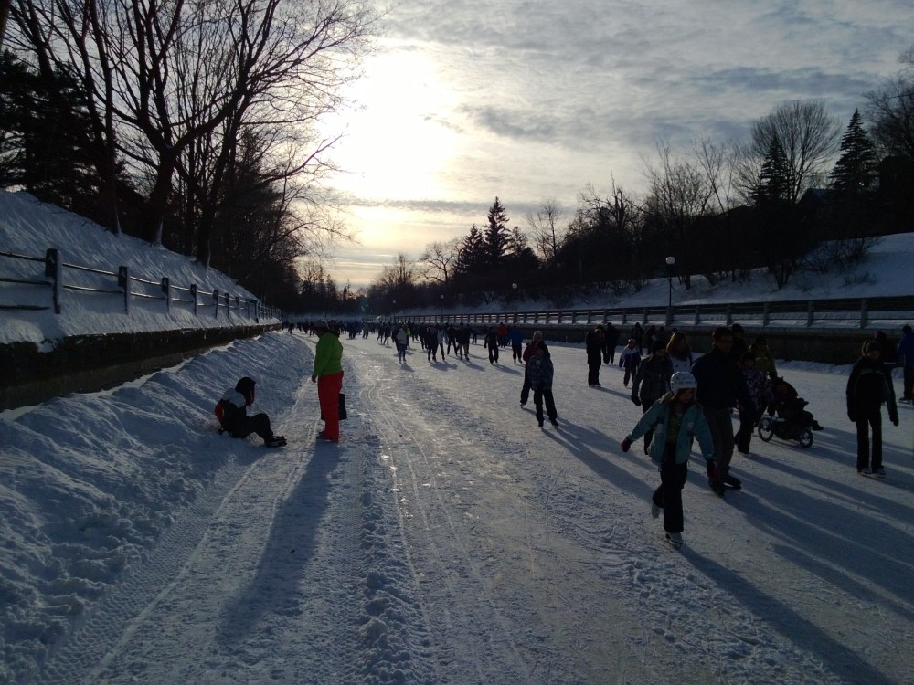 Rideau canal skating