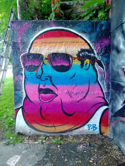 Ottawa graffiti man in sunglasses